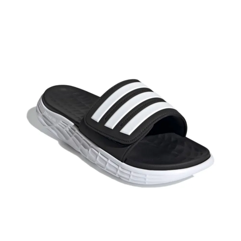 Adidas Duramo Sl Slides 'Black White'-2