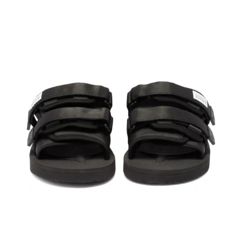 Suicoke Logo patch Touch strap Slides-3