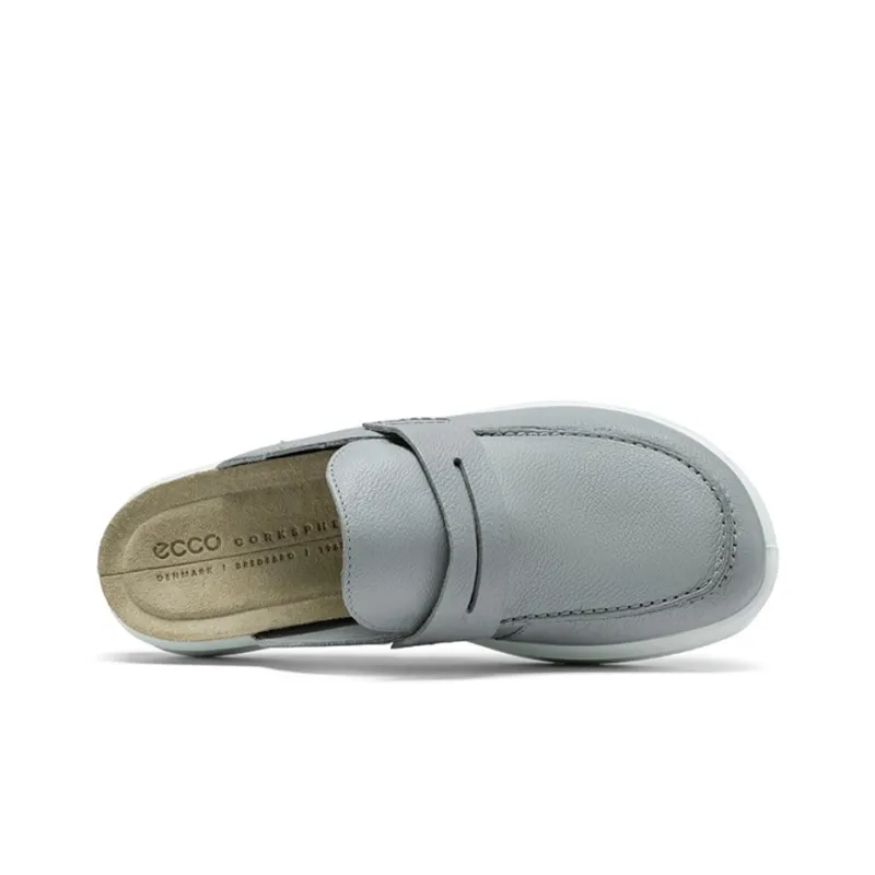 Ecco Closed Toe Slippers Women's Gray-3