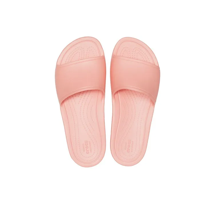 Crocs Sloane Slide Slippers Women's Pink-4