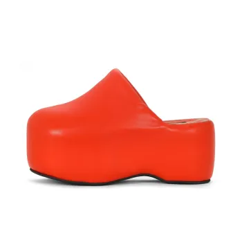 SIMON MILLER Wrap-toe Slippers Women's Joyful Year Red