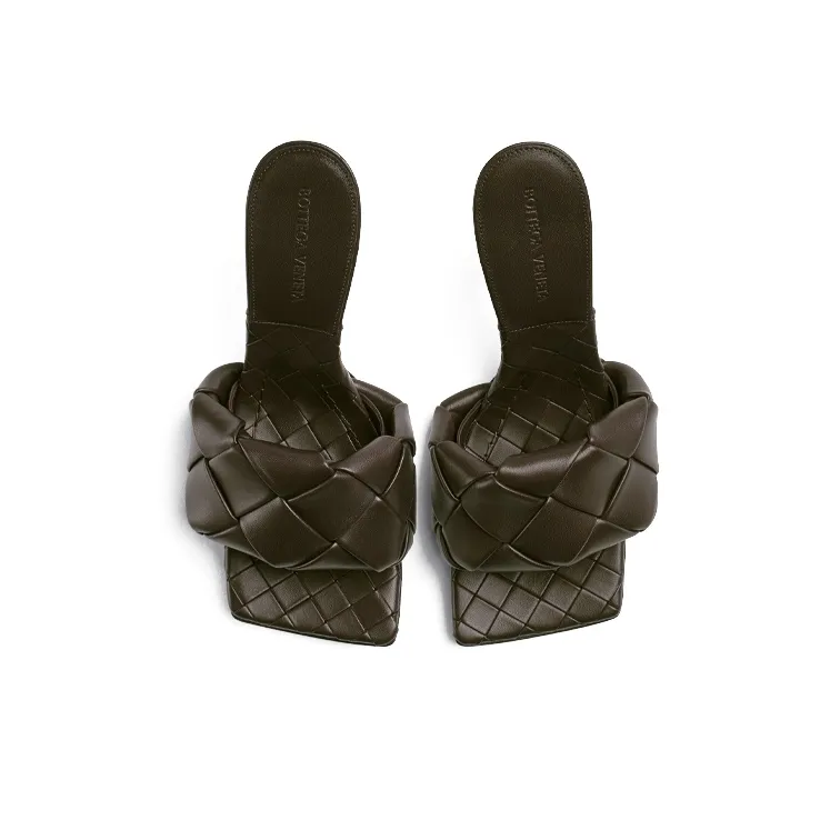 Bottega Veneta Lido Stylish Sandal Women's Coffee-2