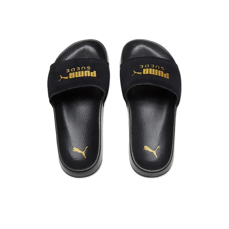 PUMA Leadcat Suede Slide 'Black Team Gold'-4
