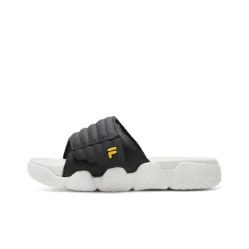 FILA FUSION Barricade Slippers 'Black White' Women's