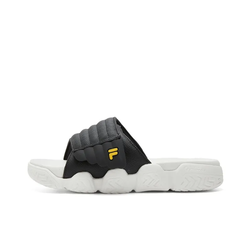 FILA FUSION Barricade Slippers 'Black White' Women's-0