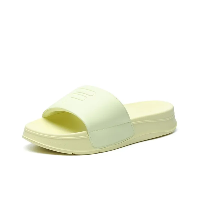 FILA FUSION Slide Slippers Women's Yellow Cream-1