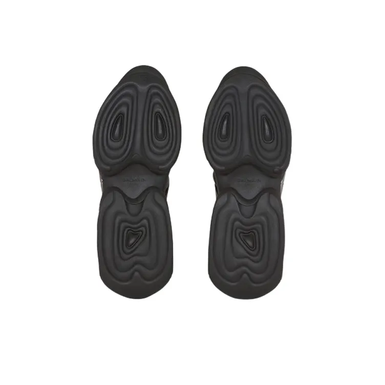 BALMAIN B-Bold Stylish Sandals Men's Black-4