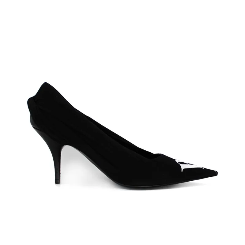 Balenciaga Campaign Logo Pumps 'Black' Women's-1