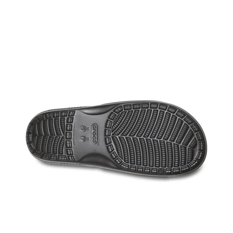Crocs Classic Logo Motion Slides 'Black White'-6