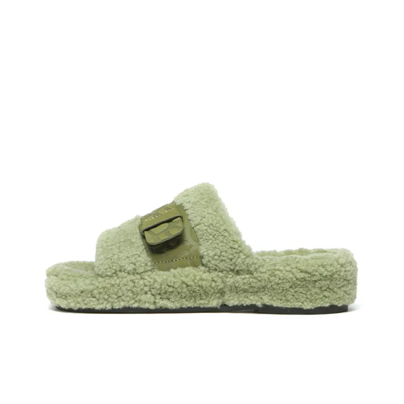 EVERAU Slide Slippers Women's Green-0