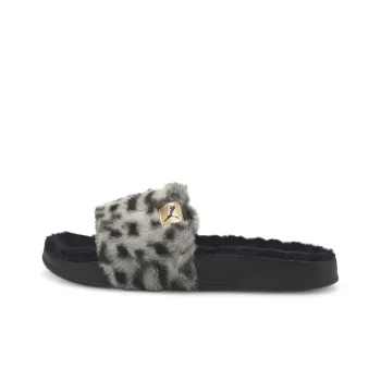 Puma YLM X Women's Leadcat Fluff Slide 'Safari'