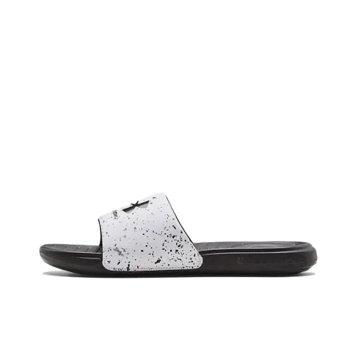 Under Armour Ansa Slide Slippers Men White/Black