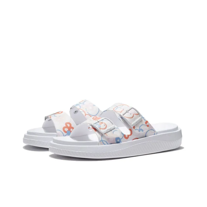 LiNing Clap Quiet Slide Slippers Women's White-2