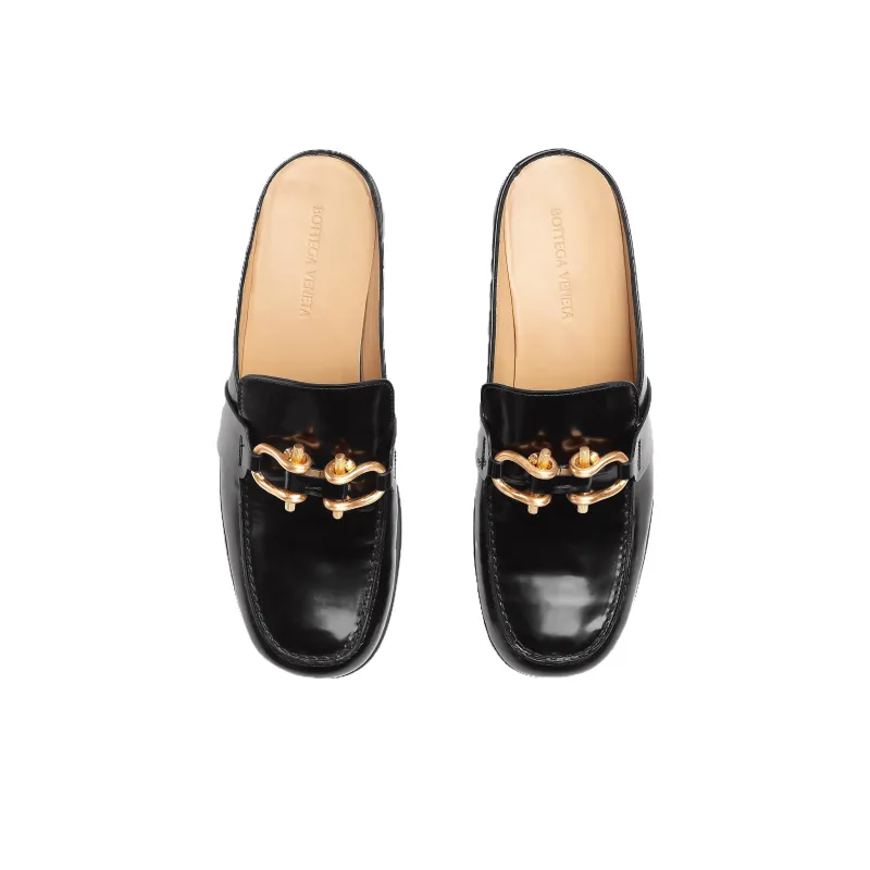 Bottega Veneta Monsieur Closed Toe Slippers Men's Black-2