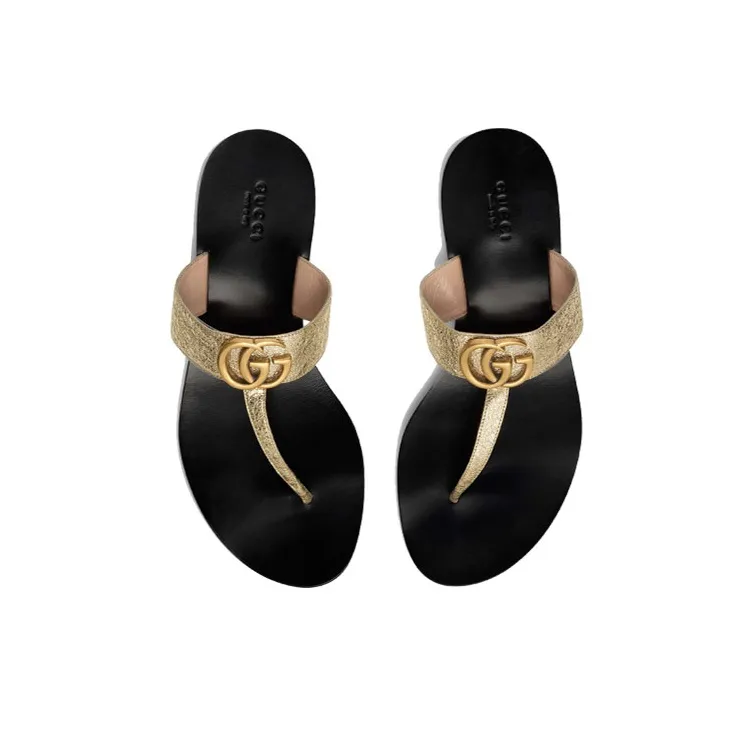 GUCCI Stylish Sandal Women's Gold-3