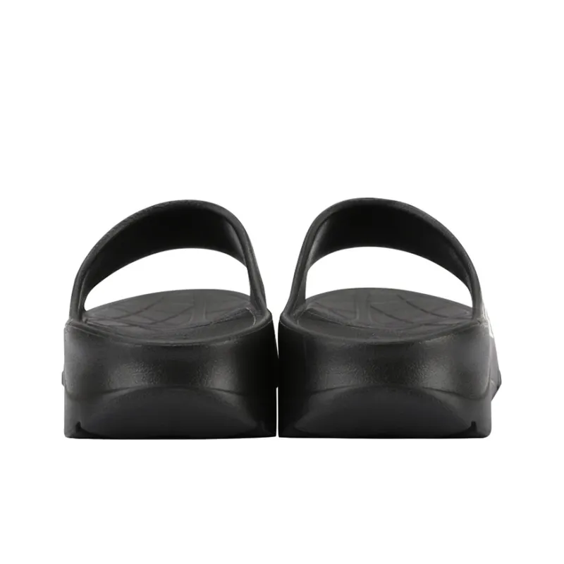 MLB Slipper Rubber Sole Slip Resistant Slide Slippers Unisex Black-4