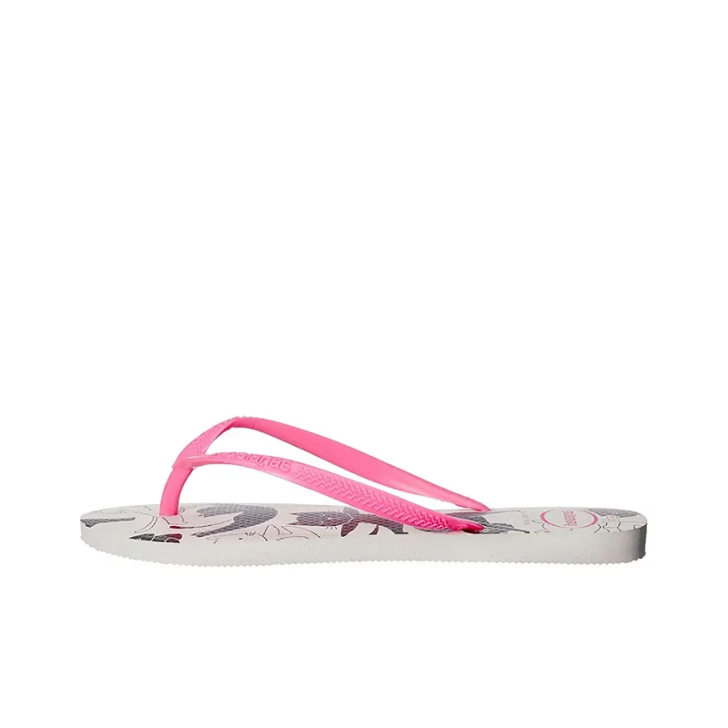 Havaianas HAVINA SlimPets Stylish Sandals Unisex White Pink-0