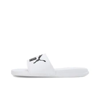 PUMA Popcat 20 Rubber Sole Slippers Men's White Black