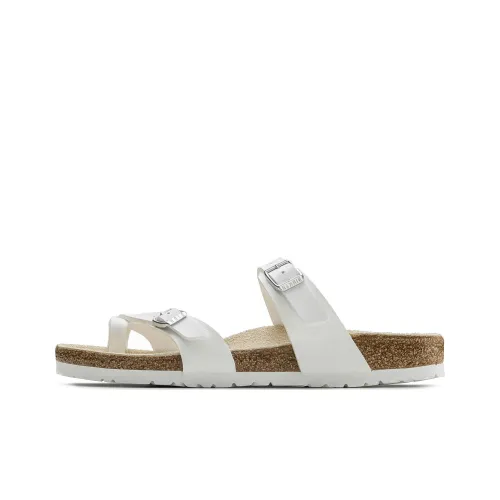 Birkenstock Slide Slippers Unisex White Regular