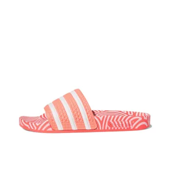 Adidas Originals Hirocoledge X Adilette Slides 'Takahashi Hiroko Signal Pink'