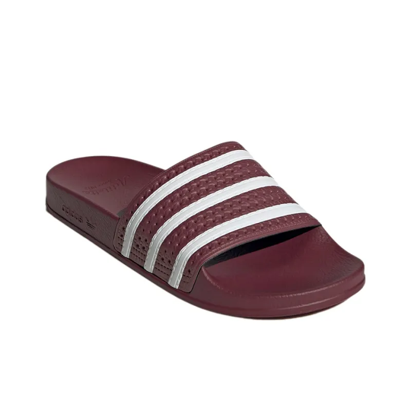 Adidas Adilette Slides 'Quiet Crimson'-2