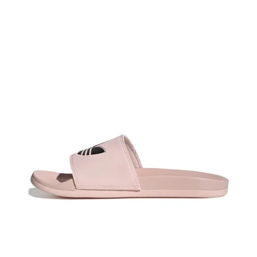 Adidas Originals ADILETTE Series Slide Slippers Women's Ice Crystal Pink/Black