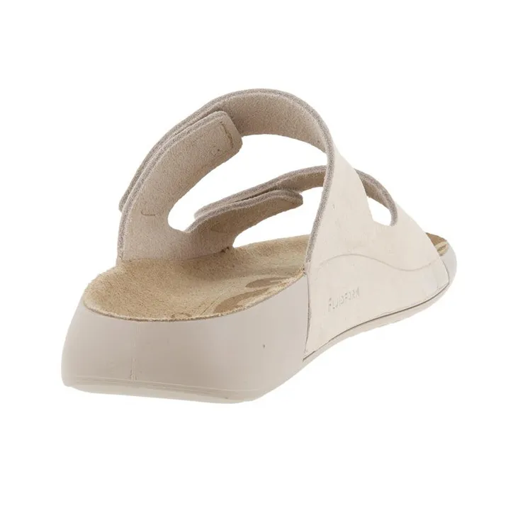 Ecco Slide Slippers Women's Beige-3