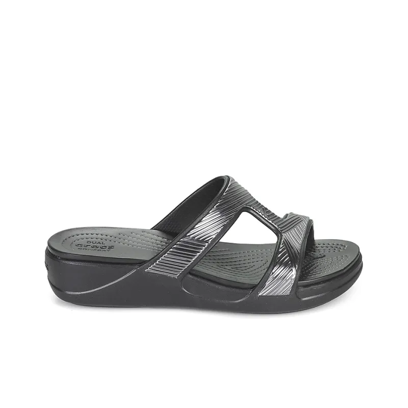 Crocs Monterey Slide Slippers Women's Black-1