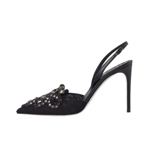 RENE CAOVILLA High Heels Women's Low-Top Black