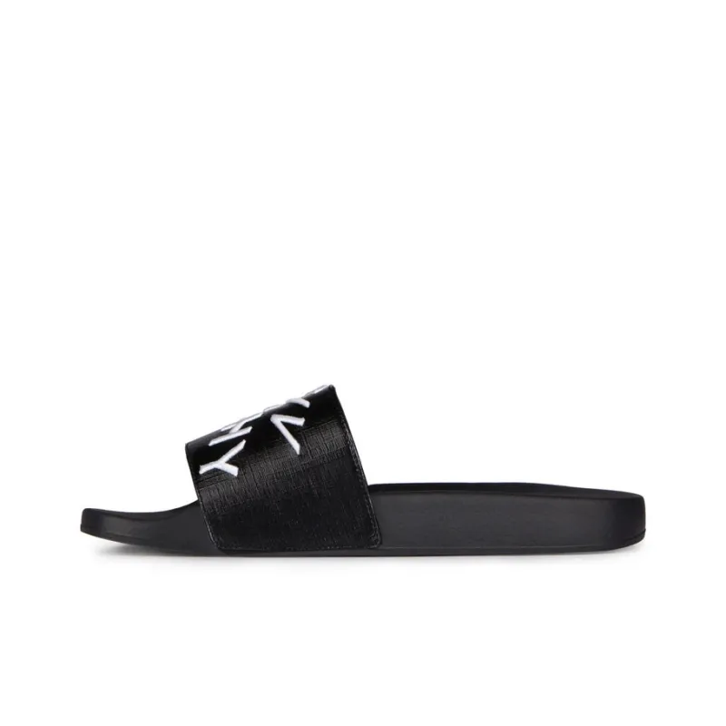 Givenchy Embroidered Flat Slide 'Black'-0