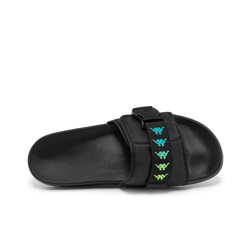 Kappa Slide Slippers Unisex Black-5