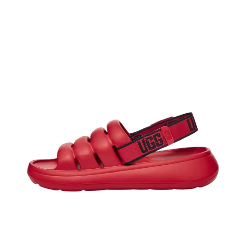 UGG Sport Yeah Slide Samba Red