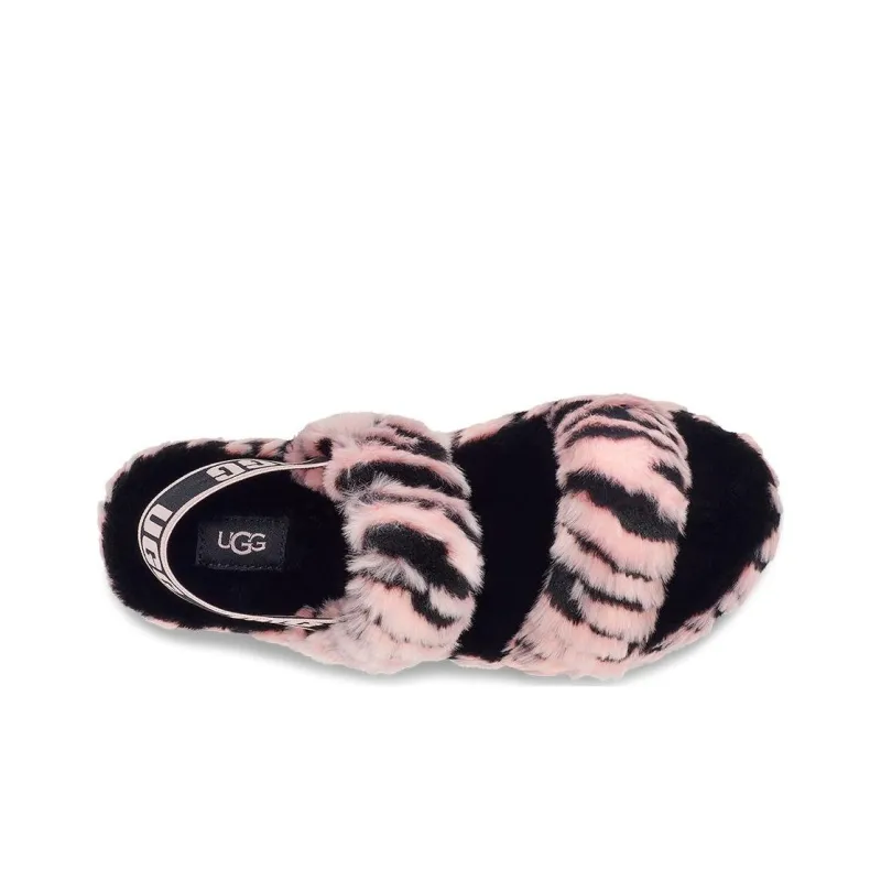 UGG Oh Yeah Plush Slippers Women's Pink-4