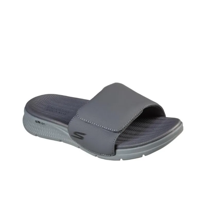 Skechers Go Consistent Sandal Rubber Sole Slide Slippers Men's Gray-2