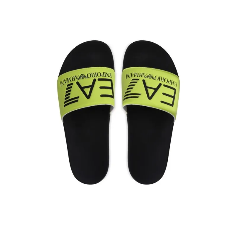 Ea7 EMPORIO ARMANI Logo-print Slip-on Slides-3