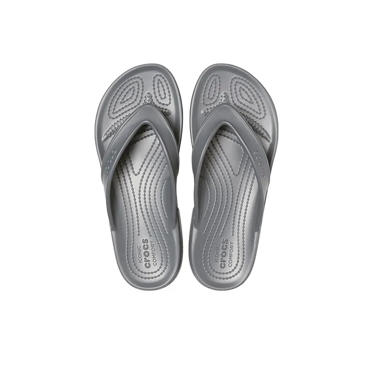 Crocs Kadee Summer Flip Flops Unisex Gray-4