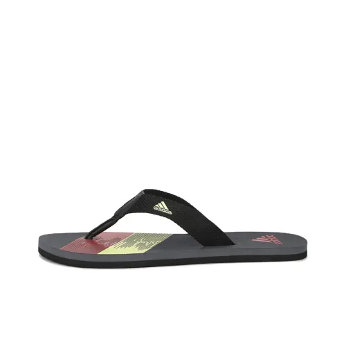 Adidas Aril Attack 2.0 Slide Slippers Men Black/Red/Yellow