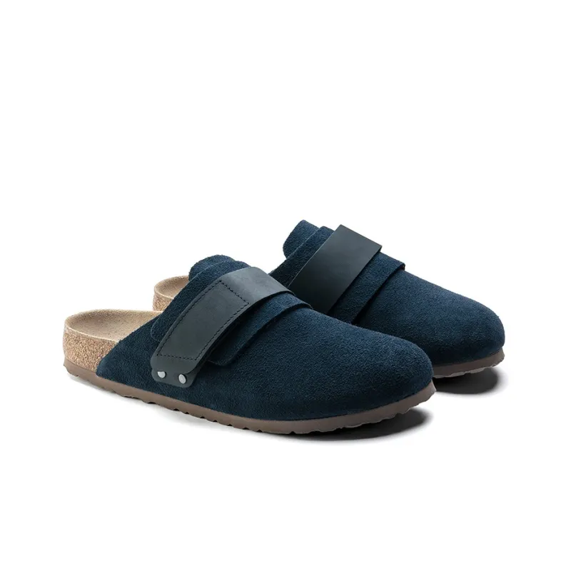 Birkenstock Nagoya Suede Leather 'Navy'-3