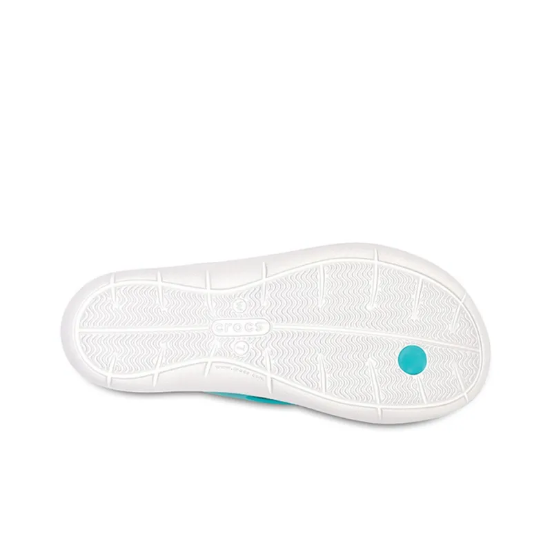Crocs Abrasion Resistant Flip Flops Women's Light Blue-6