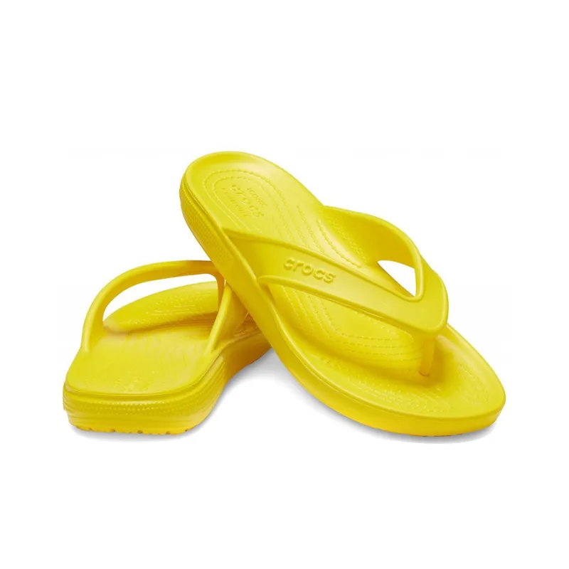 Crocs Kadee Summer Flip Flops Unisex Yellow-3