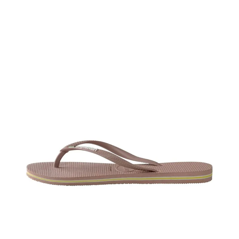 Havaianas SlimBrasil Stylish Sandals Women's Lotus Coffee-1
