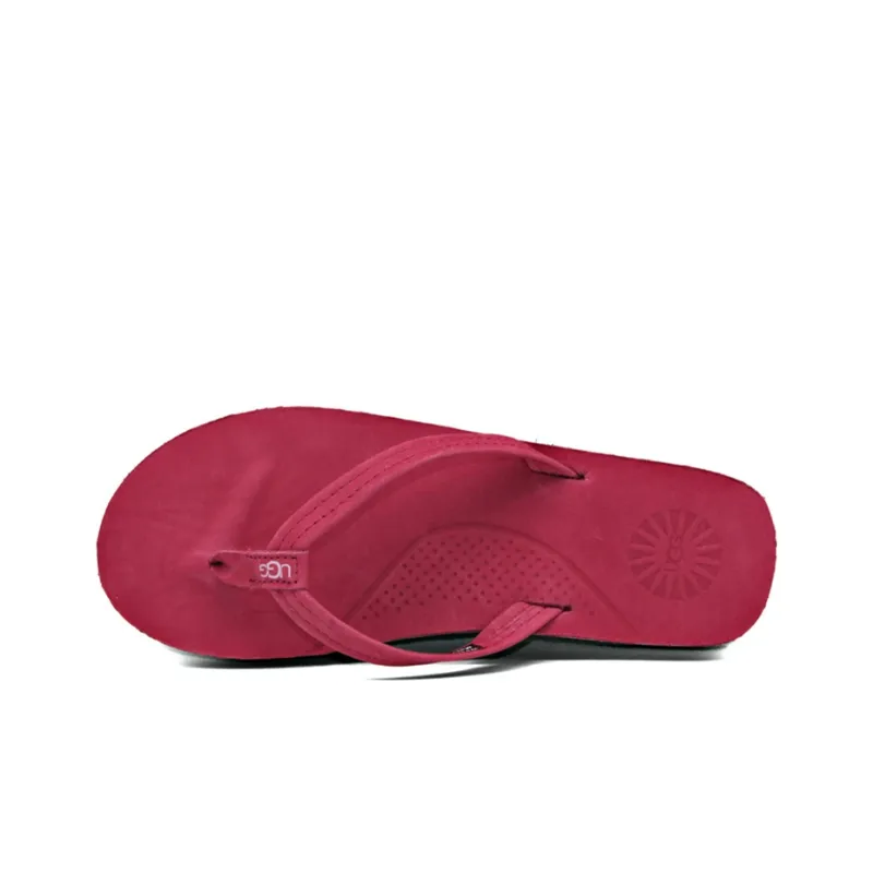 UGG Casual Slippers Women's Rose Red-3