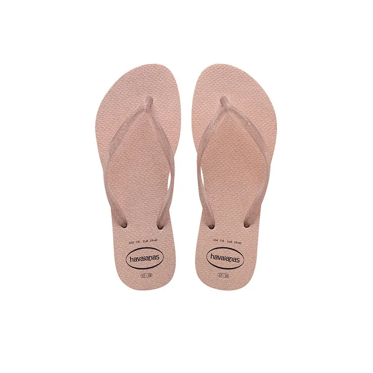 Havaianas HAVIANA Slim Gloss Flip Flops Unisex Light Pink-3