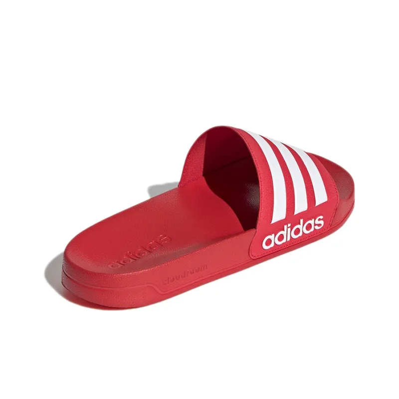 Adidas Adilette Shower Slides 'Scarlet White'-3