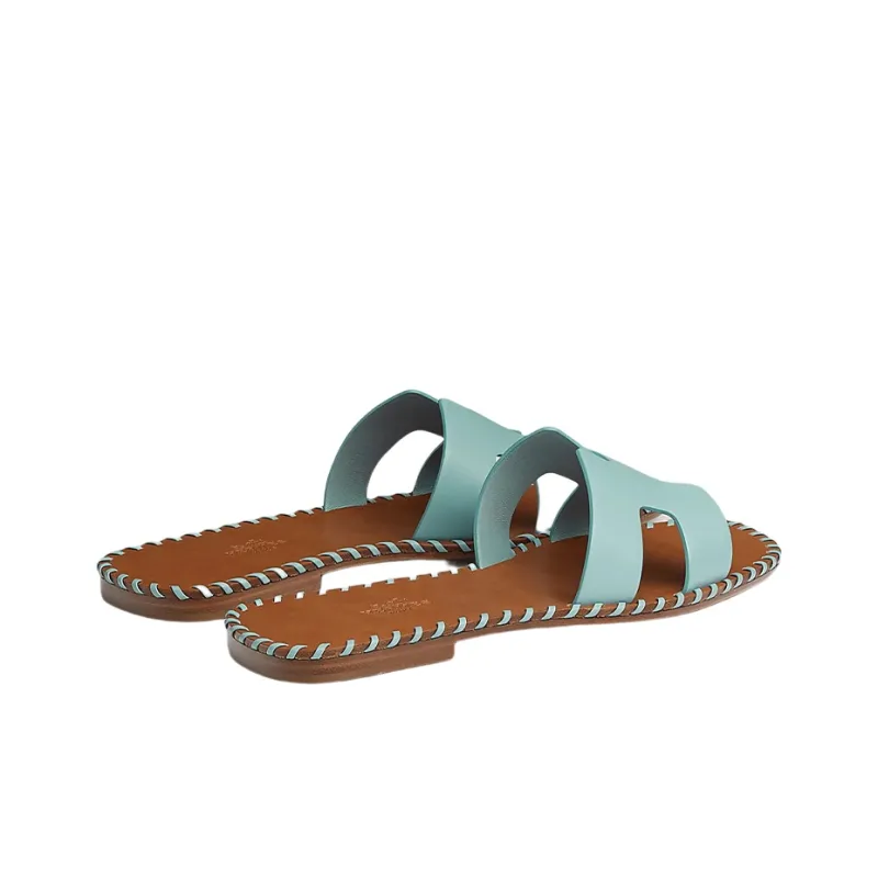 HERMES Oran Abrasion Resistant Slide Slippers Women's Blue-3