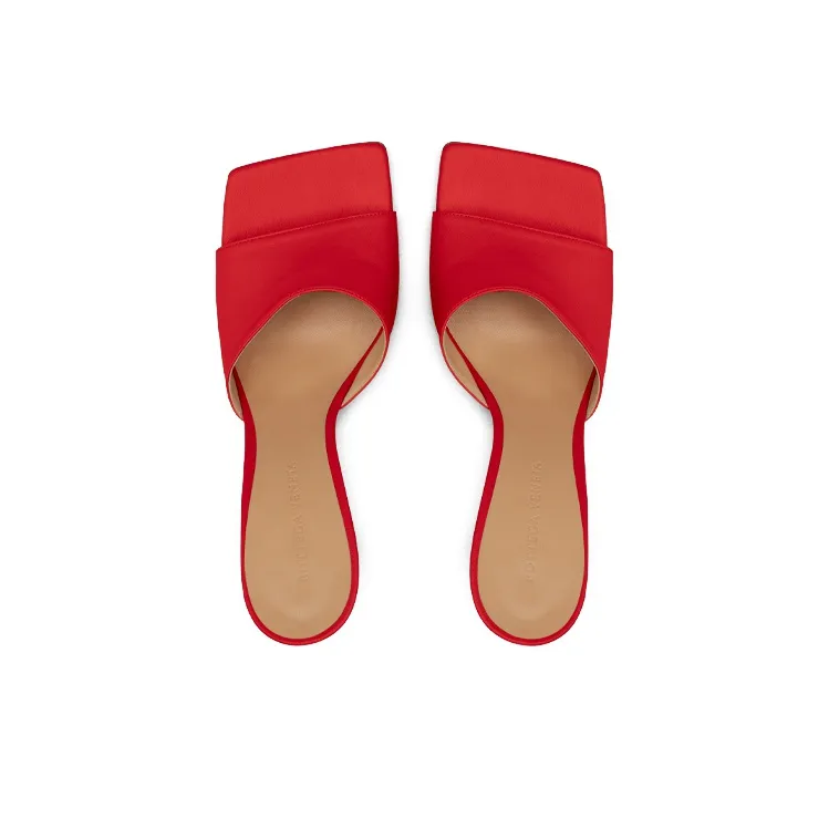Bottega Veneta Stretch Stylish Sandal Women's Bright Red-3