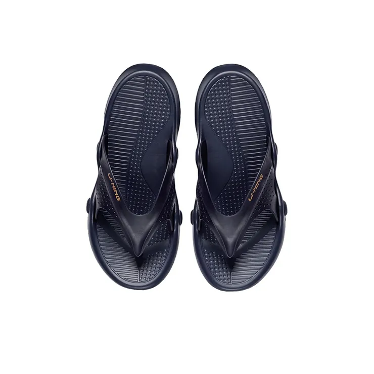 LiNing EVA Slide Slippers Men's Dark Shadow Blue-3