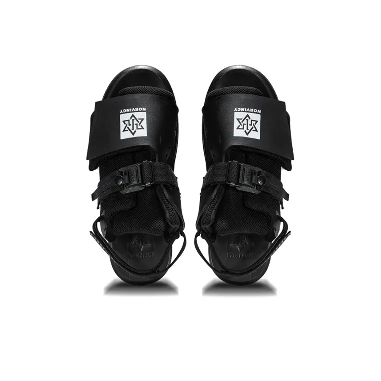 NORVINCY American Streetwear Sports Hook and Loop Beach Sandals Unisex-2