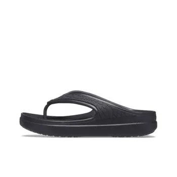 Crocs Sloane Snake Minimalistic Casual Shoe Black Women's