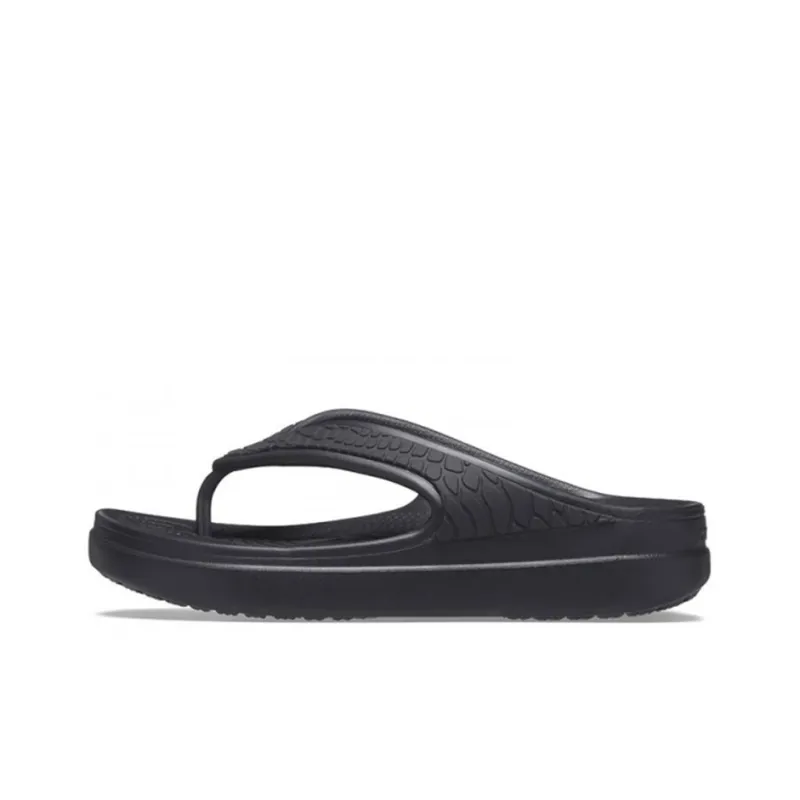Crocs Sloane Snake Minimalistic Casual Shoe Black Women's-0